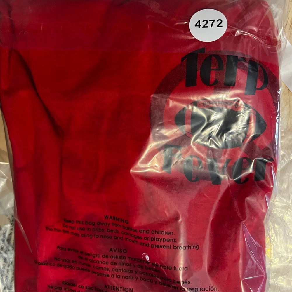Vintage Y2k Terps vs Virginia Homecoming 2005 T Shirt Adult XL Large Gildan‎ Red - Picture 14 of 14